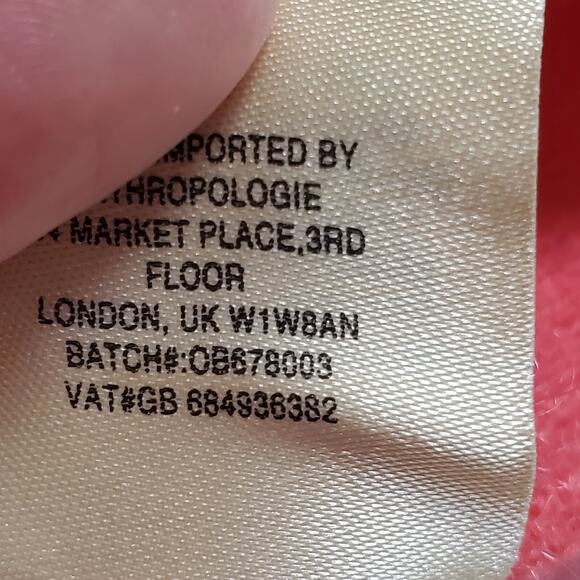 Anthropologie Knitted Knotted Sweater Small Delicate Pointelle Mohair Whimsy - Picture 8 of 9